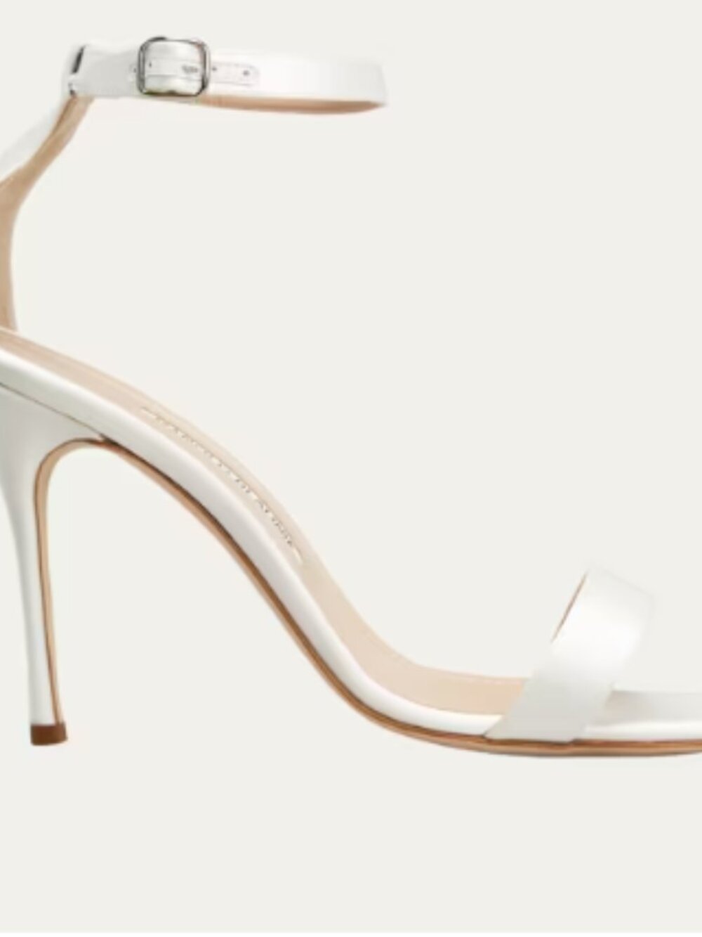 Manolo Blahnik Chaos Satin Stiletto Sandals